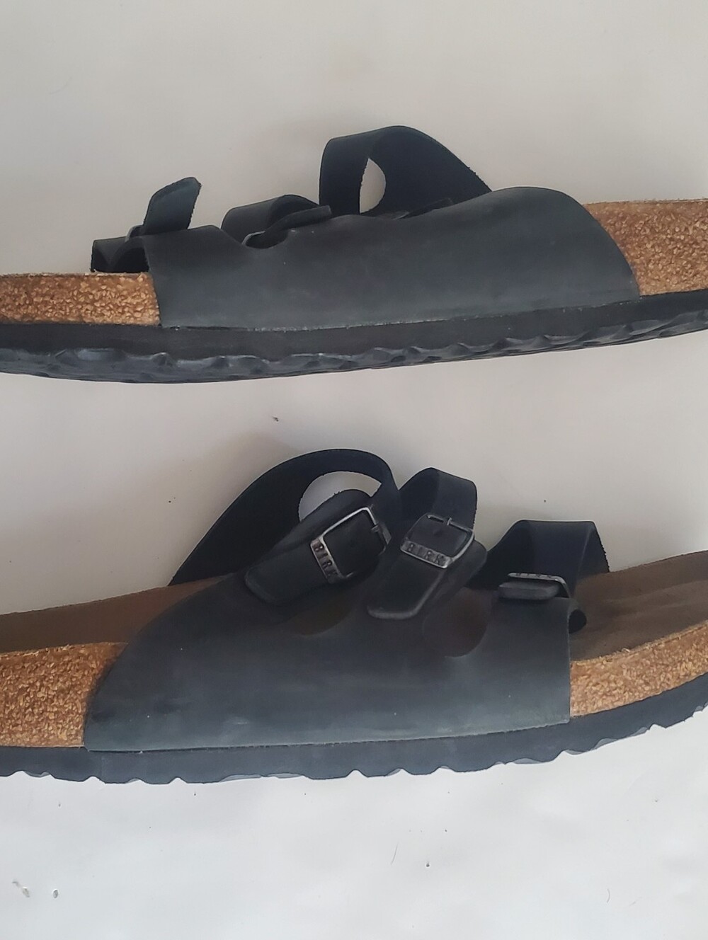 Birkenstock Florida Birko-Flor Soft Footbed Women's Sandals Black Size 40 W9 M7 - Picture 4 of 12